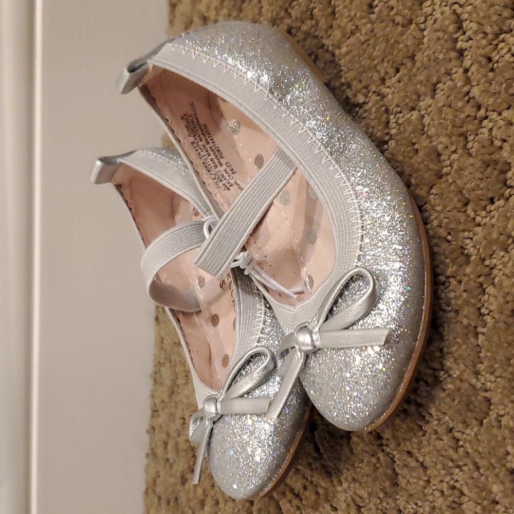 Baby Toddler Girls Falls Creek Little Emma Glitter Dress Shoes Size 6 8 9 NWT